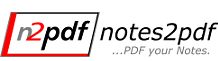 notes2pdf Logo